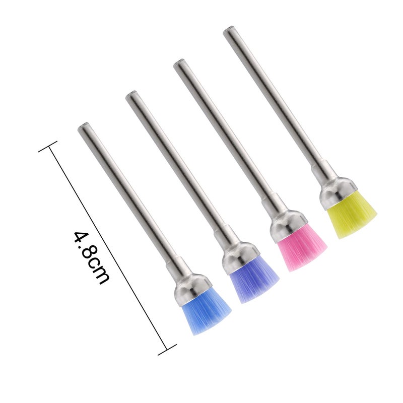 NMKL38 4PCS Nail Drill Bit Set Cleaning Brushes Professional Nail Drill Machine Manicure Accessories, Mixed color - Image 4